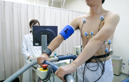 トレッドミル検査の写真