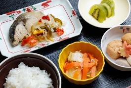 心臓食の写真