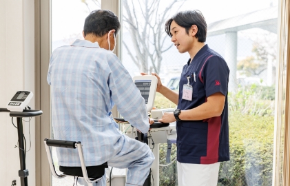 心臓リハビリテーションの様子