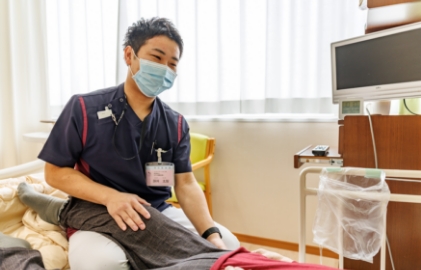 病棟リハビリテーションの様子